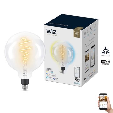 LED-pære dæmpbar FILAMENT G200 E27/6,5W/230V 2700-6500K CRI 90 Wi-Fi - WiZ