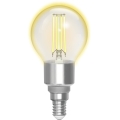 LED-pære dæmpbar FILAMENT G45 E14/4,5W/230V 2700-6500K Wi-Fi - Aigostar