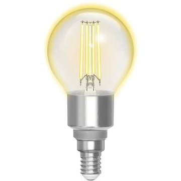 LED-pære dæmpbar FILAMENT G45 E14/4,5W/230V 2700-6500K Wi-Fi - Aigostar