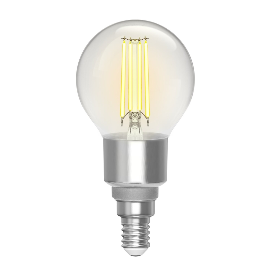 LED-pære dæmpbar FILAMENT G45 E14/4,5W/230V 2700-6500K Wi-Fi - Aigostar