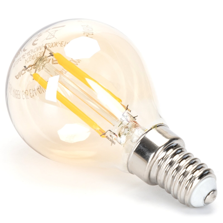LED-pære dæmpbar FILAMENT G45 E14/4W/230V 2200K - Aigostar