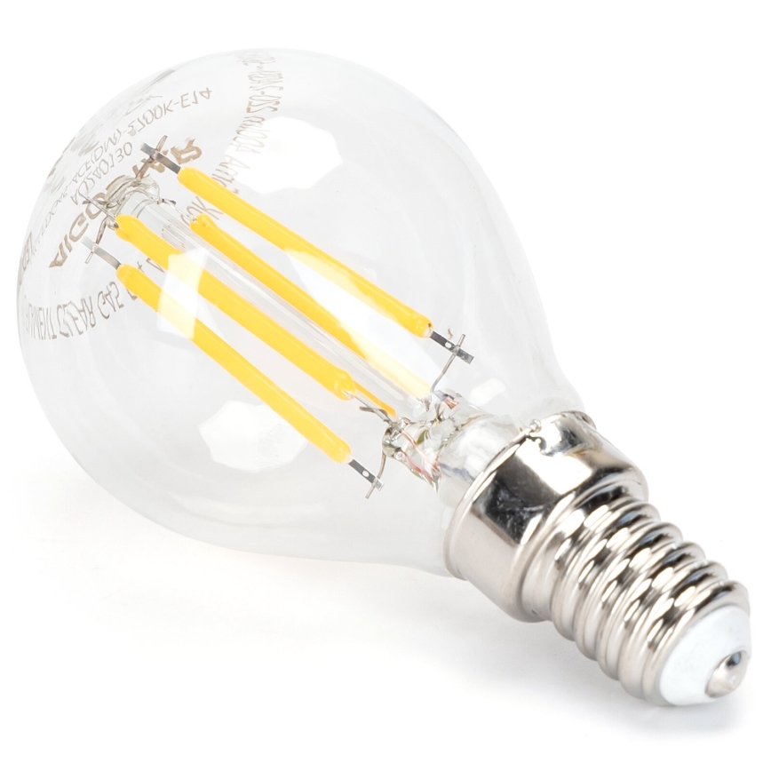 LED-pære dæmpbar FILAMENT G45 E14/4W/230V 2700K - Aigostar