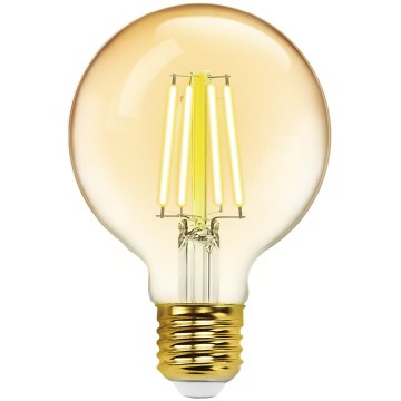 LED-pære dæmpbar FILAMENT G80 E27/6W/230V 2700-6500K Wi-Fi - Aigostar