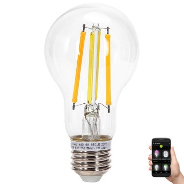 LED-pære dæmpbar FILAMENT MESH Smart A60 E27/6W/230V 2700-6500K - Aigostar