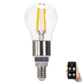 LED-pære dæmpbar FILAMENT MESH Smart G45 E14/4,5W/230V 2700-6500K - Aigostar