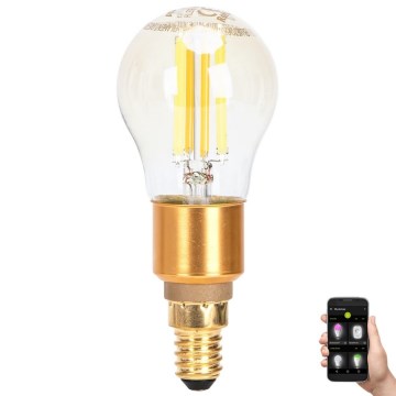 LED-pære dæmpbar FILAMENT MESH Smart G45 E14/4,5W/230V 2700-6500K - Aigostar