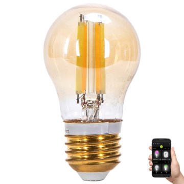 LED-pære dæmpbar FILAMENT MESH Smart G45 E27/4,5W/230V 2700-6500K - Aigostar
