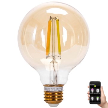 LED-pære dæmpbar FILAMENT MESH Smart G95 E27/6W/230V 2700-6500K - Aigostar