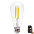 LED-pære dæmpbar FILAMENT MESH Smart ST64 E27/6W/230V 2700-6500K - Aigostar