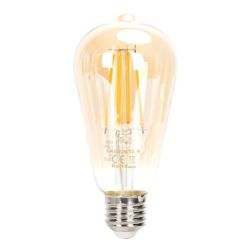 LED-pære dæmpbar FILAMENT ST64 E27/6W/230V 2200K - Aigostar