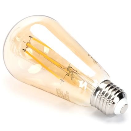 LED-pære dæmpbar FILAMENT ST64 E27/6W/230V 2200K - Aigostar