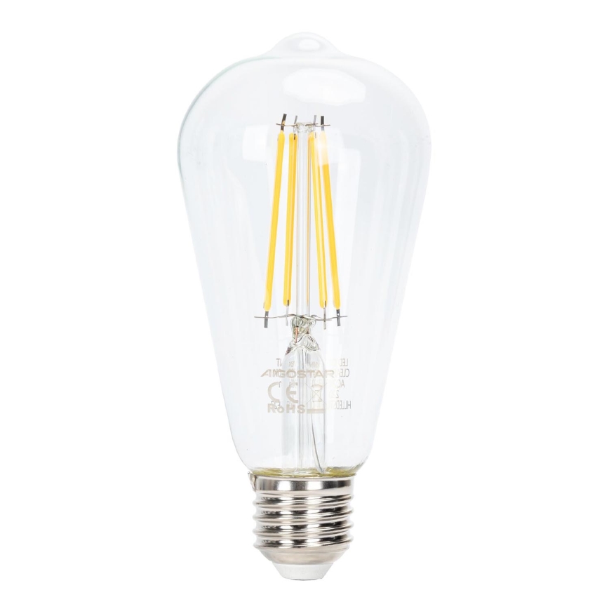 LED-pære dæmpbar FILAMENT ST64 E27/6W/230V 2700K - Aigostar