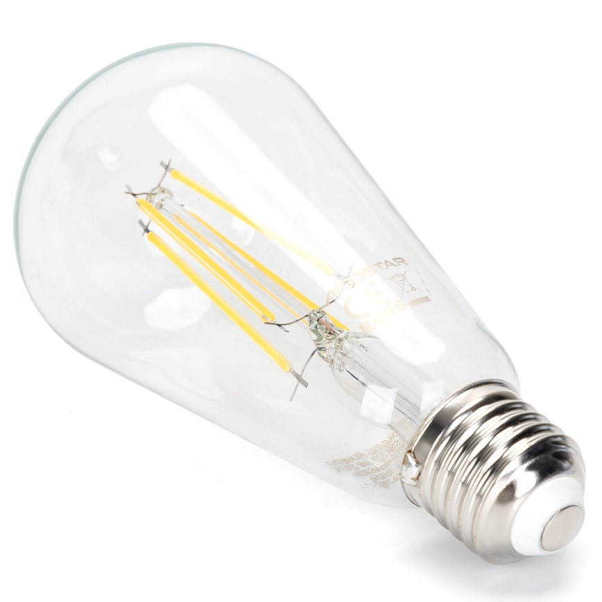 LED-pære dæmpbar FILAMENT ST64 E27/6W/230V 2700K - Aigostar