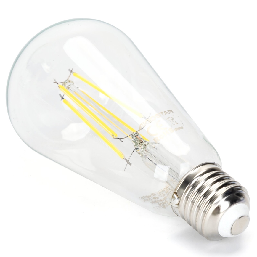 LED-pære dæmpbar FILAMENT ST64 E27/6W/230V 6500K - Aigostar