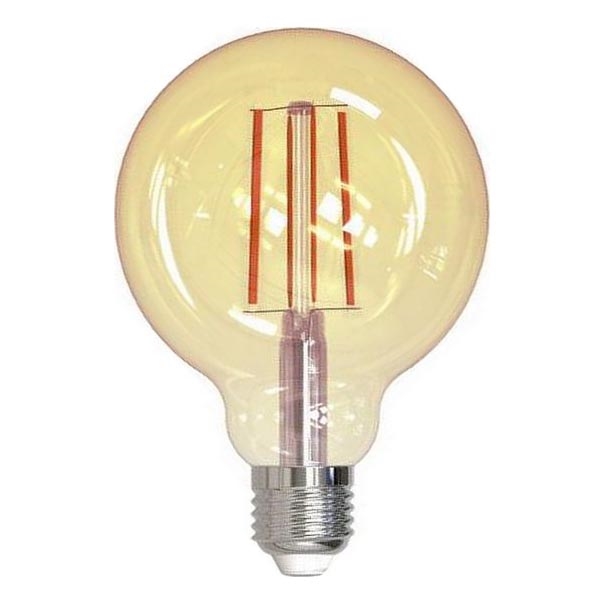 LED-pære dæmpbar FILAMENT VINTAGE G95 E27/12W/230V 2000K