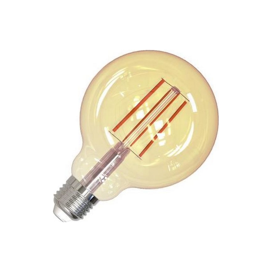 LED-pære dæmpbar FILAMENT VINTAGE G95 E27/12W/230V 2000K