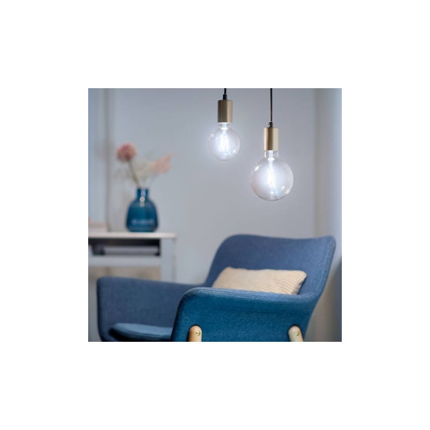 LED-pære dæmpbar FILAMENT G125 E27/7W/230V 2700-6500K CRI 90 Wi-Fi - WiZ