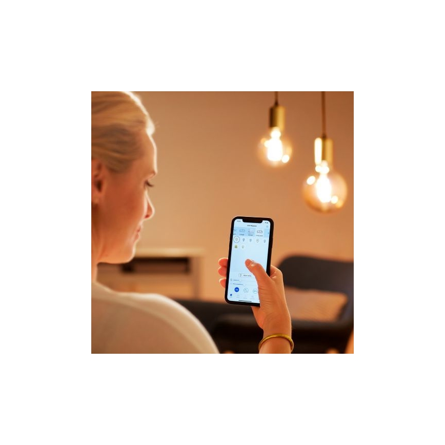 LED-pære dæmpbar FILAMENT G125 E27/7W/230V 2700-6500K CRI 90 Wi-Fi - WiZ