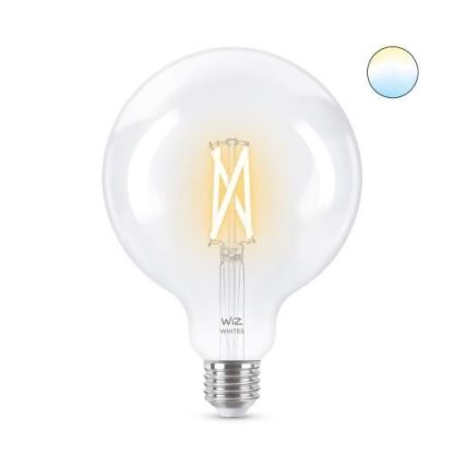LED-pære dæmpbar FILAMENT G125 E27/7W/230V 2700-6500K CRI 90 Wi-Fi - WiZ