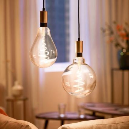 LED-pære dæmpbar FILAMENT G200 E27/6,5W/230V 2700-6500K CRI 90 Wi-Fi - WiZ