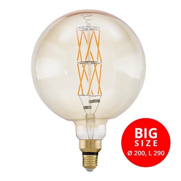LED-pære dæmpbar G200 E27/8W/230V 2100K - Eglo 11687