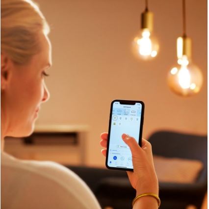 LED-pære dæmpbar FILAMENT G95 E27/6,7W/230V 2700-6500K CRI 90 Wi-Fi - WiZ
