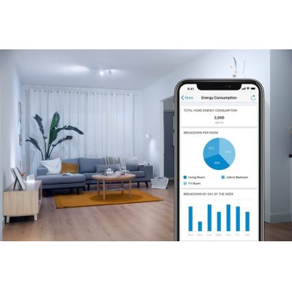 LED-pære dæmpbar FILAMENT G95 E27/6,7W/230V 2700-6500K CRI 90 Wi-Fi - WiZ
