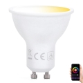 LED-pære dæmpbar GU10/5W/230V 3000-6500K Wi-Fi - Aigostar