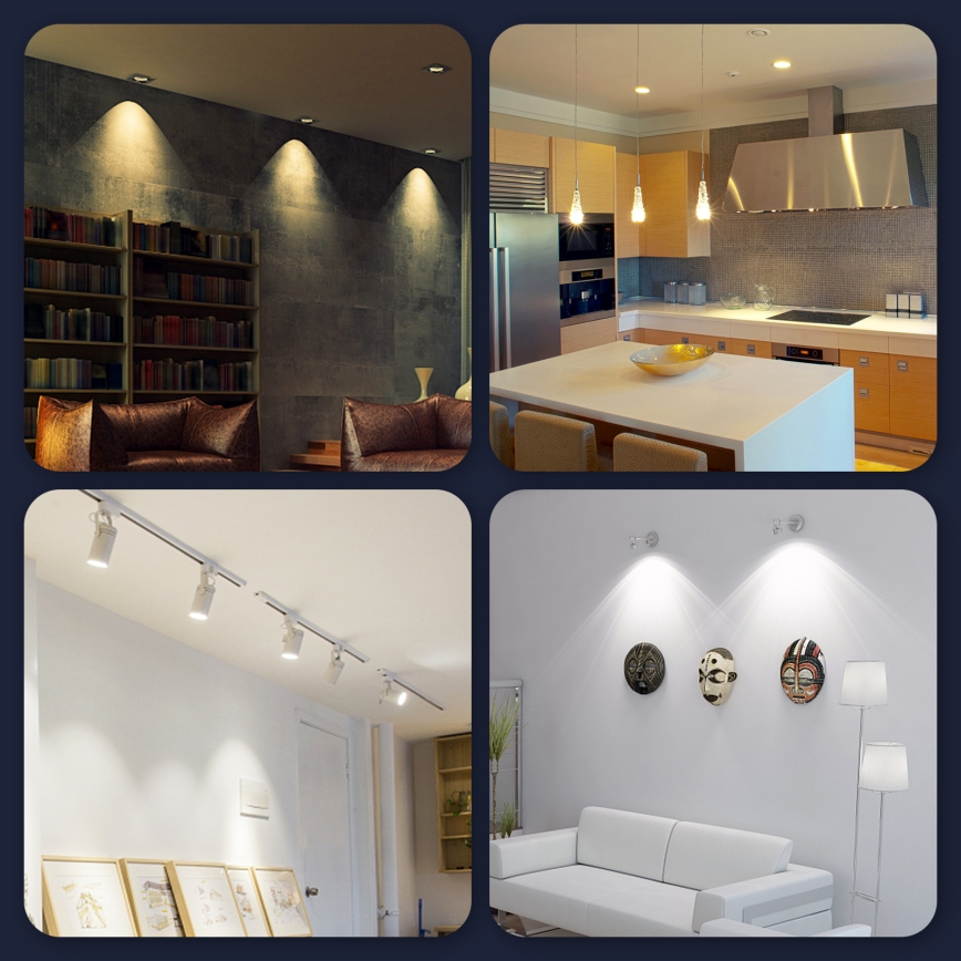 LED-pære dæmpbar GU10/5W/230V 3000-6500K Wi-Fi - Aigostar