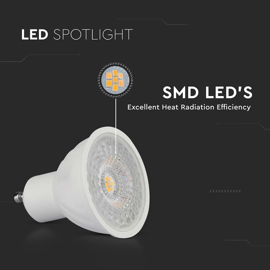 LED-pære dæmpbar GU10/6W/230V 4000K 110°