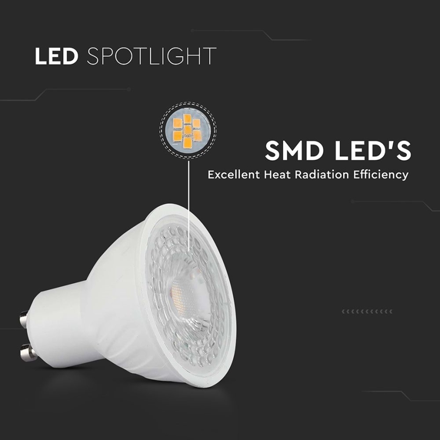 LED-pære dæmpbar GU10/6W/230V 6500K 38°