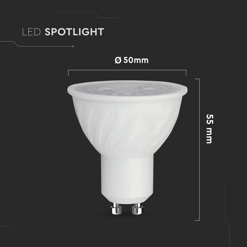LED-pære dæmpbar GU10/6W/230V 6500K 38°