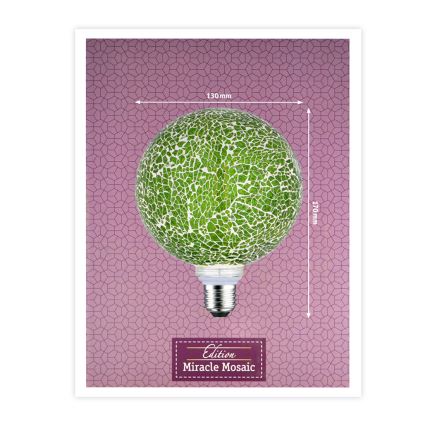 LED-pære dæmpbar MOSAIC G125 E27/5W/230V 2700K - Paulmann 28747