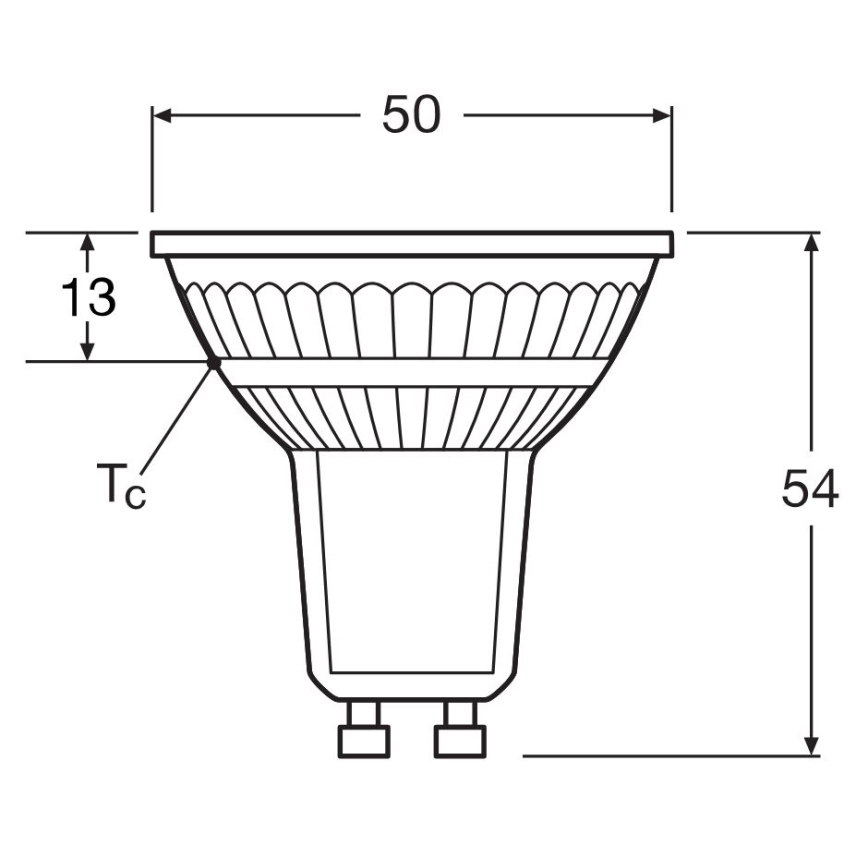 LED-pære dæmpbar PAR16 GU10/4,7W/230V 4000K 36° CRI 90 - Osram