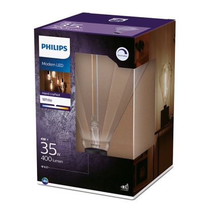 LED-pære dæmpbar Philips E27/4W/230V 3000K
