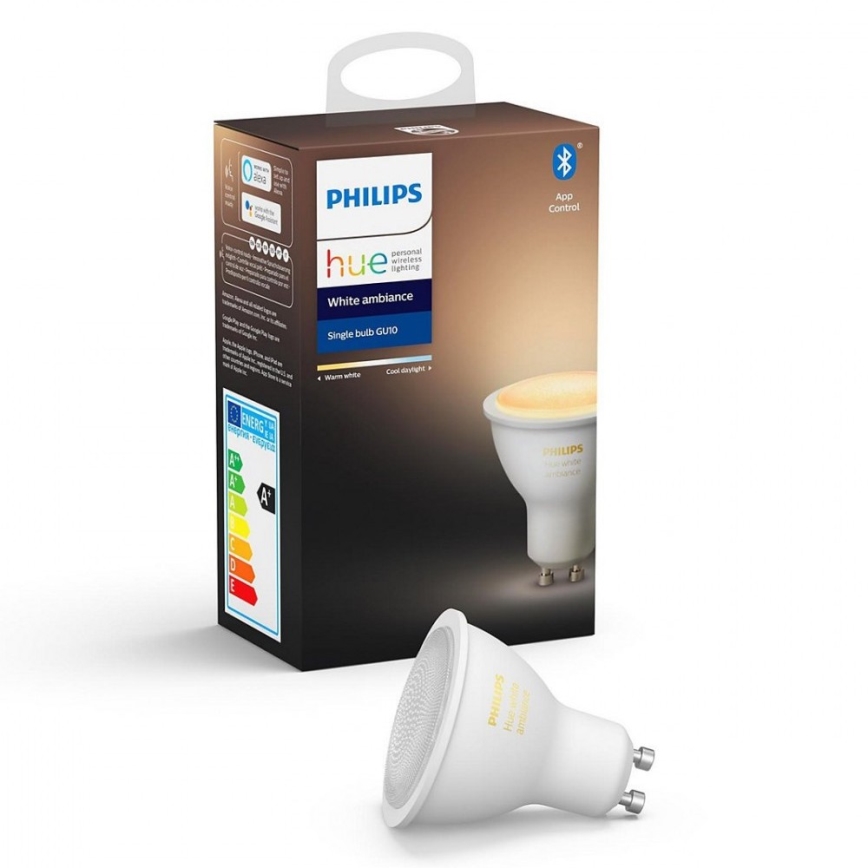 LED-pære dæmpbar Philips Hue HVID AMBIANCE GU10/5W/230V 2200-6500K