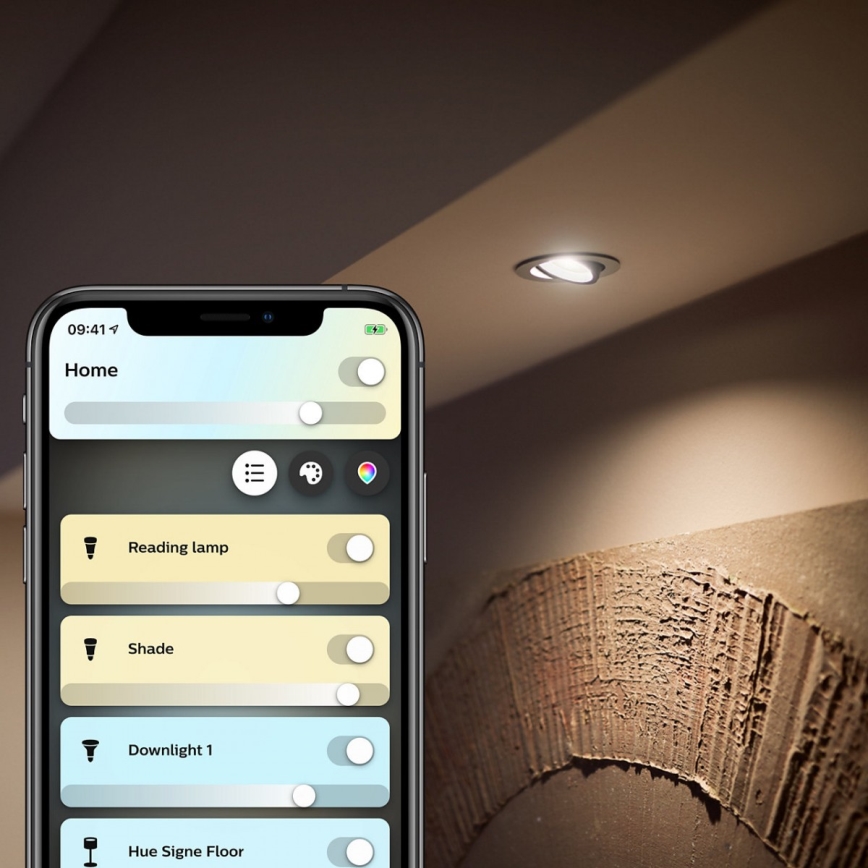 LED-pære dæmpbar Philips Hue HVID AMBIANCE GU10/5W/230V 2200-6500K