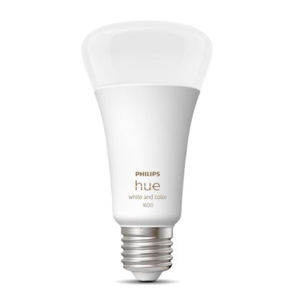 LED-pære dæmpbar Philips Hue White And Color Ambiance A67 E27/13,5W/230V 2000-6500K