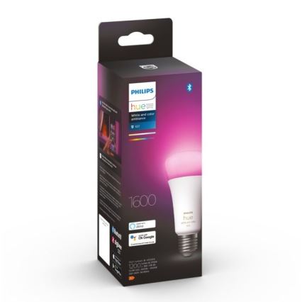 LED-pære dæmpbar Philips Hue White And Color Ambiance A67 E27/13,5W/230V 2000-6500K