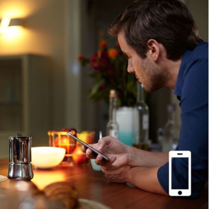 LED-pære dæmpbar Philips Hue WHITE A60 E27/9,5W/230V 2700K + fjernbetjening