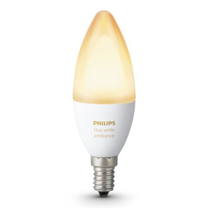 LED-pære dæmpbar Philips Hue WHITE AMBIANCE E14/6W/230V 2200-6500K