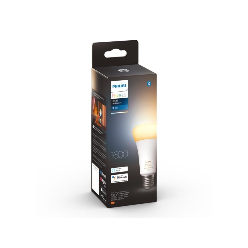LED-pære dæmpbar Philips Hue WHITE AMBIANCE E27/13W/230V 2200-6500K