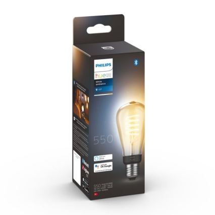 LED-pære dæmpbar Philips Hue WHITE AMBIANCE ST64 E27/7W/230V 2200-4500K