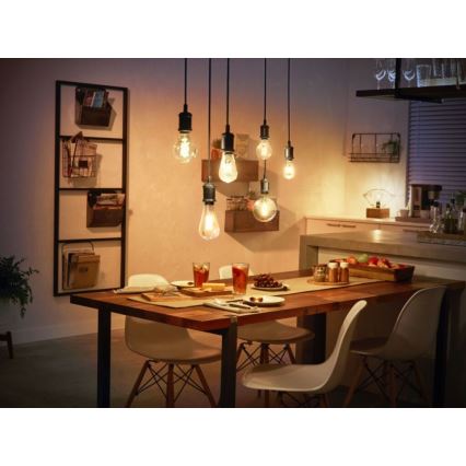 LED-pære dæmpbar Philips Hue WHITE FILAMENT G125 E27/7W/230V 2100K