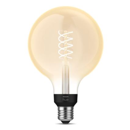 LED-pære dæmpbar Philips Hue WHITE FILAMENT G125 E27/7W/230V 2100K