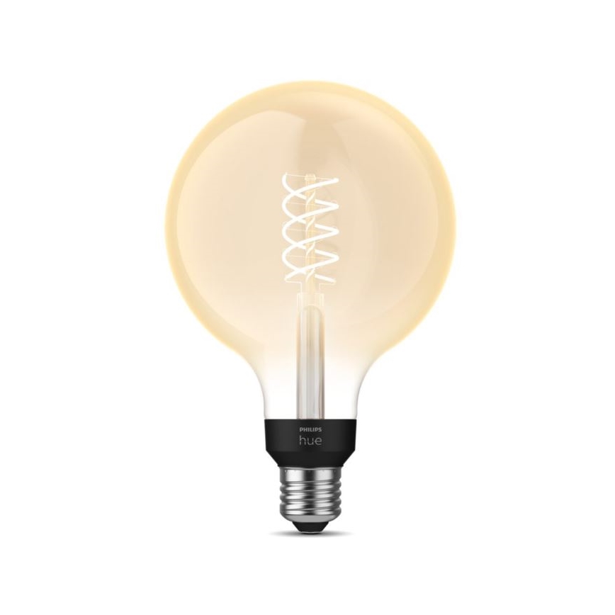 LED-pære dæmpbar Philips Hue WHITE FILAMENT G125 E27/7W/230V 2100K