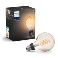 LED-pære dæmpbar Philips Hue WHITE FILAMENT G93 E27/7W/230V 2100K