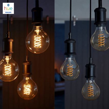 LED-pære dæmpbar Philips Hue WHITE FILAMENT G93 E27/7W/230V 2100K