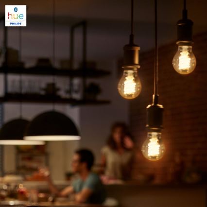 LED-pære dæmpbar Philips Hue WHITE FILAMENT G93 E27/7W/230V 2100K