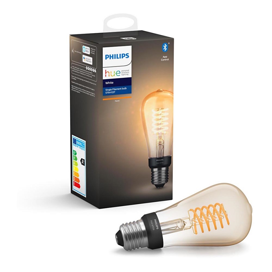 LED-pære dæmpbar Philips Hue WHITE FILAMENT ST64 E27/7W/230V 2100K